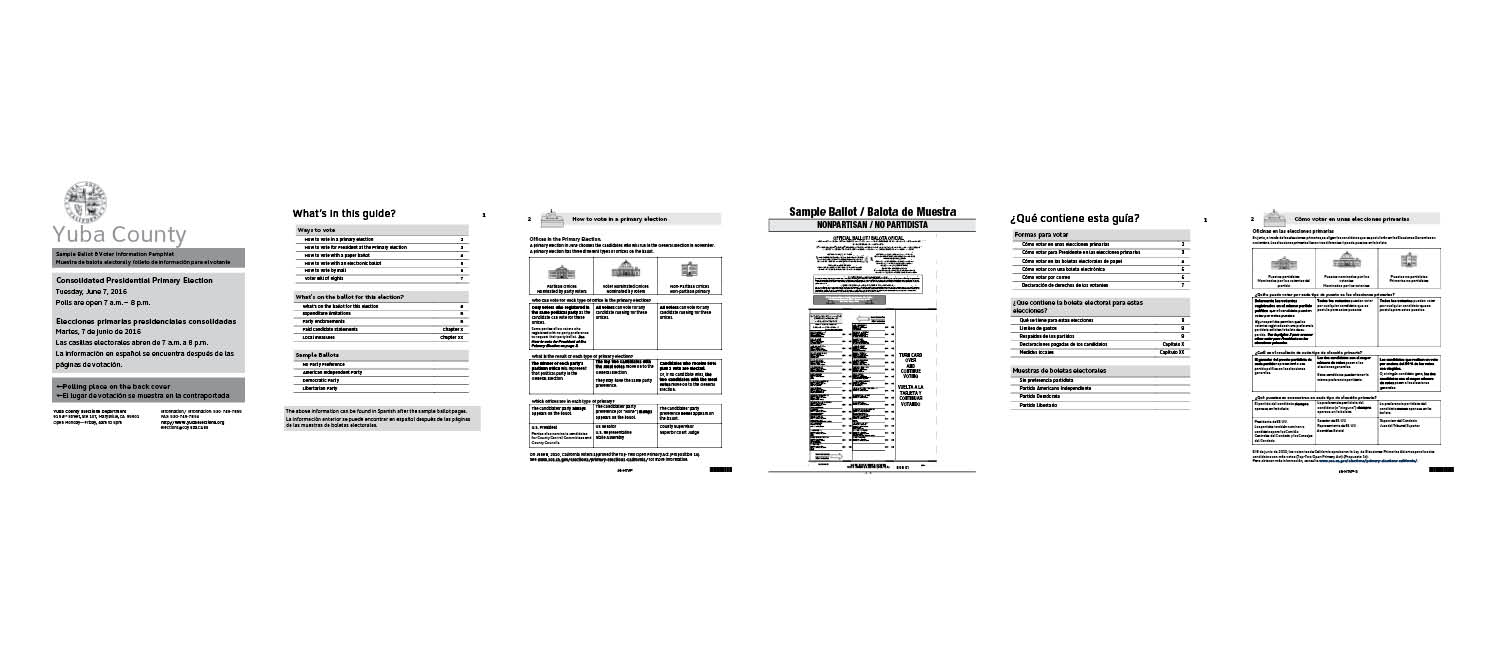 Sampler of half and half layout