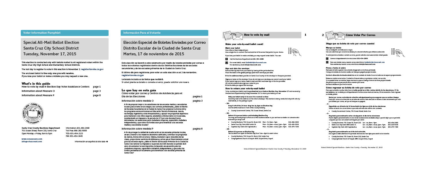 This interleaving layout has Spanish on the left side of the two page spread and English on the right.