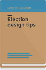 Election Design Tips