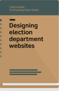 Designing election department websites (field guide)