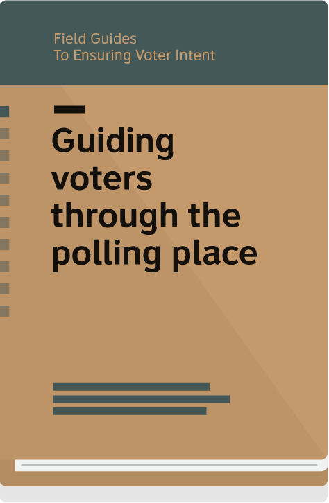 Field Guide 8 cover-guiding voters through the polling place