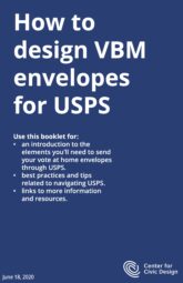 Cover How to design VBM envelopes for USPS