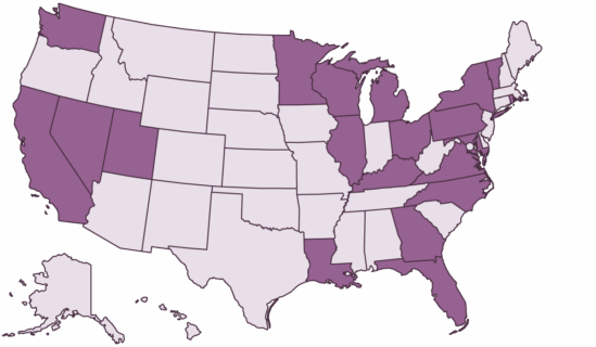 National brand for VBM - US Map