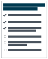 Illustration of a checklist