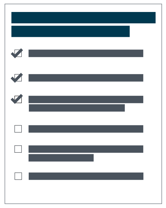 Provisional form checklist job aid | Center for civic design